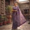 handblock print mul cotton sarees (green light)