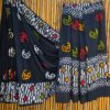 handblock print mul cotton sarees (black) (copy)