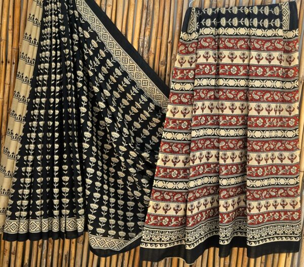 handblock print modal saree () handblock print modal saree ()