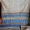 handblock print silk sarees (yellow with black)