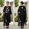 handblock print with chiffon dupatta (white printed) (copy)