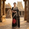 handblock print silk sarees (yellow floral printed)