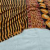 handblock print modal saree (black with red border) (copy)