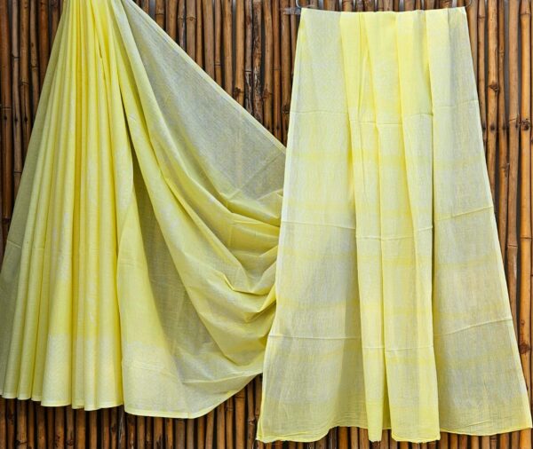 handblock print mul cotton sarees (white with purple) handblock print mul cotton sarees (white with purple)