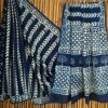 handblock print mul cotton sarees (light pink)