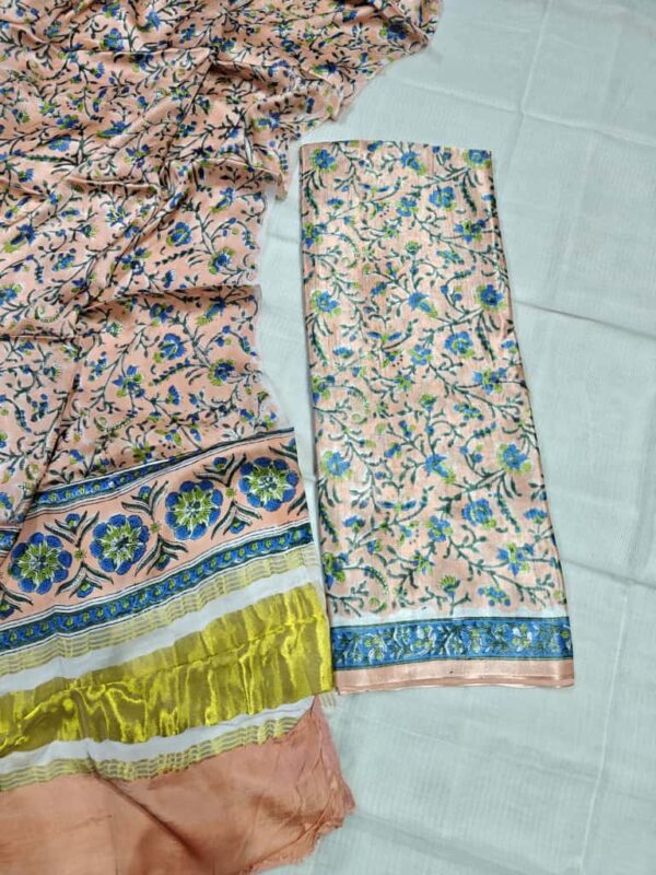 handblock print modal (yellow)