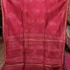 handblock print silk sarees (white printed pattern)