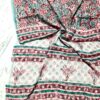handblock print chiffon sarees(purple printed pattern)