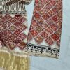handblock print modal (red floral printed)