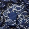 handblock print chanderi silk (purple printed)