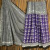 handblock print mul cotton sarees (red with black)