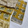 handblock print modal (green floral printed)