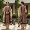 handblock print with chiffon dupatta (beige)