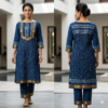 handblock print chanderi silk (black with red) (copy)