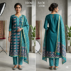 handblock print chanderi silk (printed navy blue) (copy)