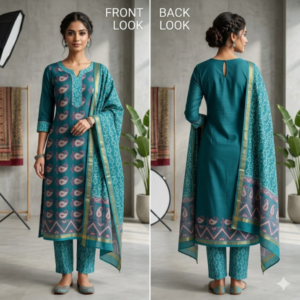 handblock print chanderi silk (printed navy blue) (copy)