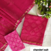 handblock print chanderi silk (green white printed) (copy)