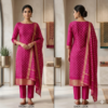 handblock print chanderi silk (pink) (copy)