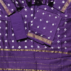 handblock print chanderi silk (hot pink floral) (copy)
