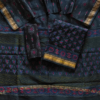 handblock print chanderi silk (black with red) (copy)