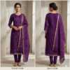 handblock print chanderi silk (purple floral printed) (copy)