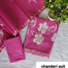 handblock print chanderi silk (pink with yellow fashor) (copy)