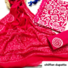 handblock print with chiffon dupatta (beige) (copy)