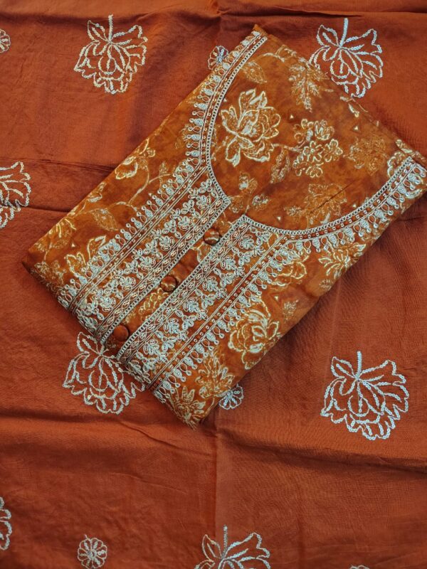 muslin dress material (blue) (copy)