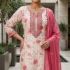 muslin dress material (blue) (copy)