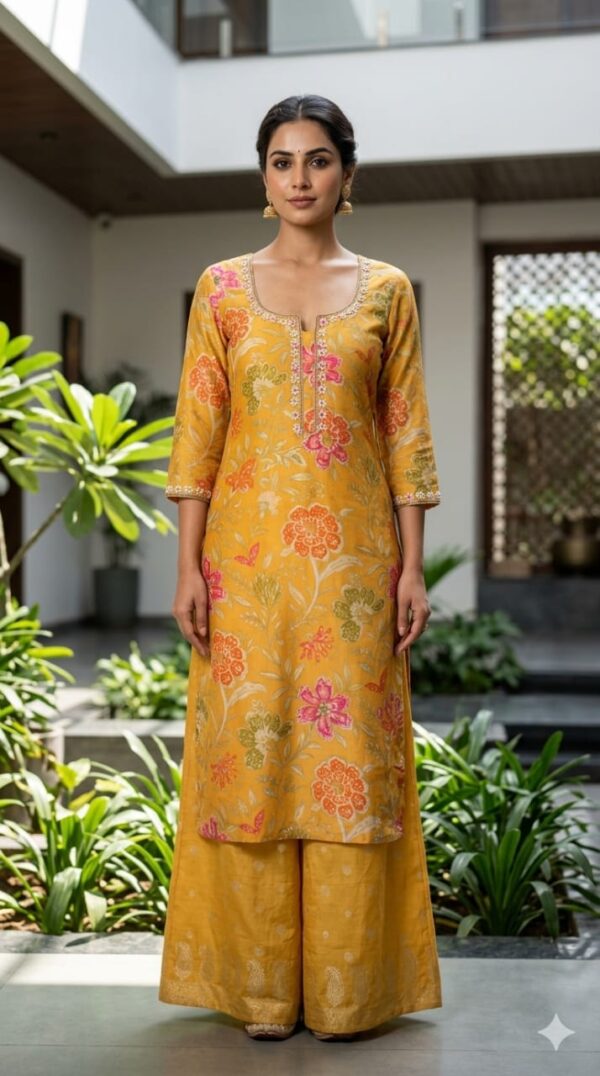 muslin dress material (blue) (copy)