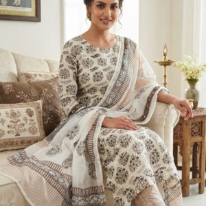 NEW ARRIVALS handblock print mul cotton dupatta