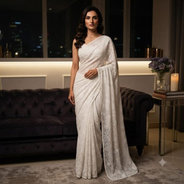 lucknowi saree lucknowi saree