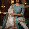 handblock print mul cotton dupatta