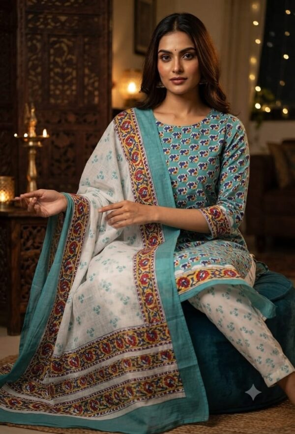 handblock print mul cotton dupatta handblock print mul cotton dupatta