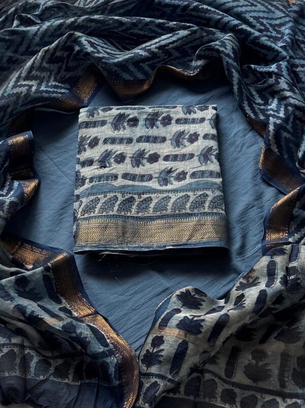 handblock print silk