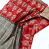 handblock print silk sarees