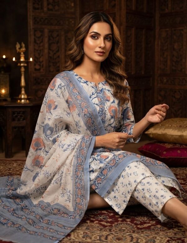 handblock print mul cotton dupatta handblock print mul cotton dupatta
