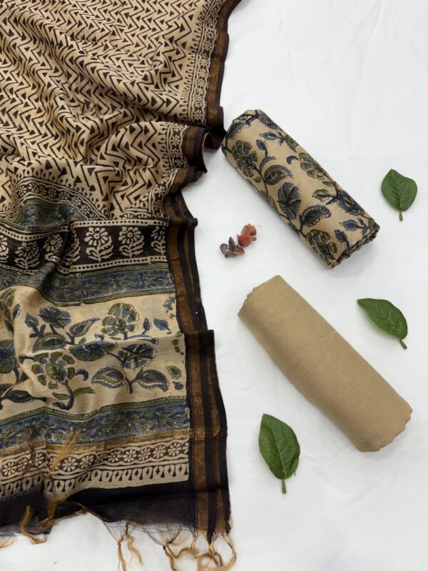 handblock print silk
