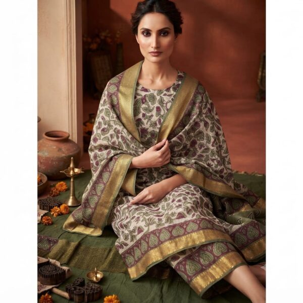 handblock print silk