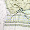 handblock linen saree