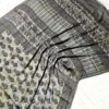 handblock print modal saree