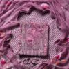 handblock print with chiffon dupatta