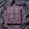 handblock print with chiffon dupatta