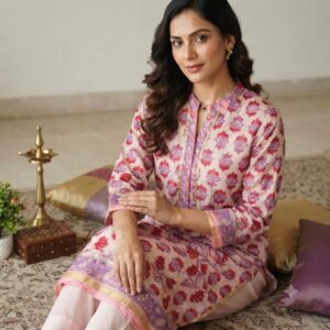 NEW ARRIVALS handblock print silk