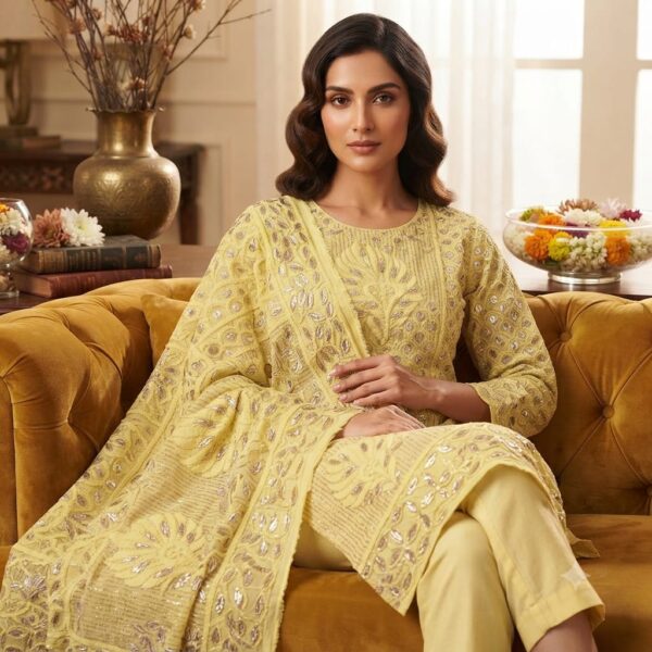 lucknowi dress material lucknowi dress material