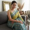 handblock print silk sarees