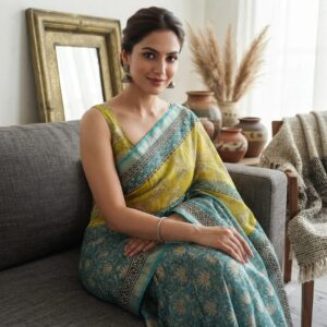 NEW ARRIVALS handblock print silk sarees