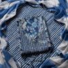 handblock print with chiffon dupatta