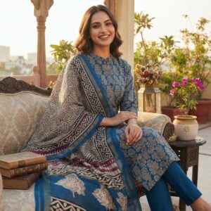NEW ARRIVALS handblock print silk