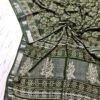 handblock linen saree